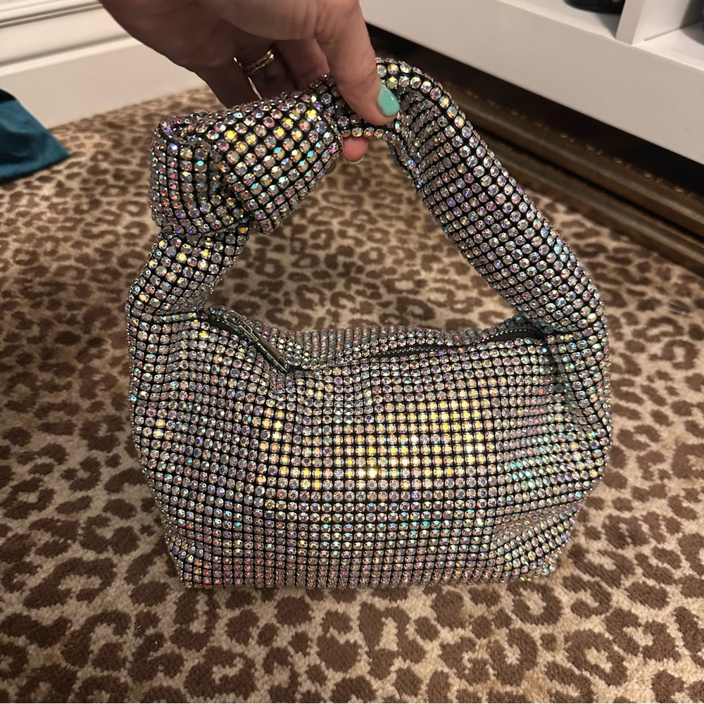 Like New Rainbow Sparkling Rhinestone Handbag